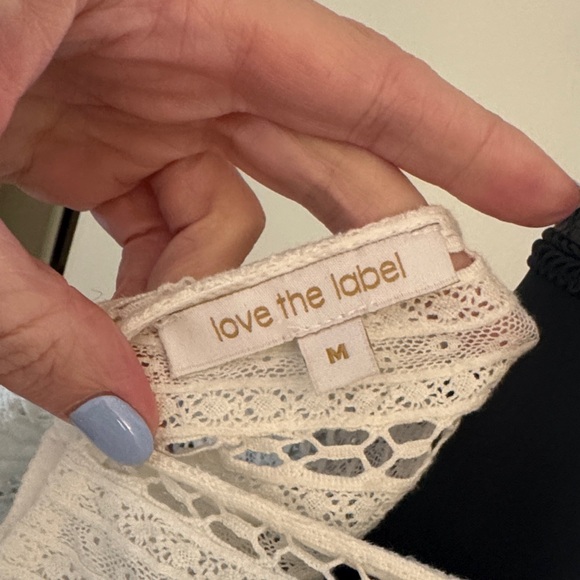 Love the Label White Lace Women's Top - Picture 7 of 7